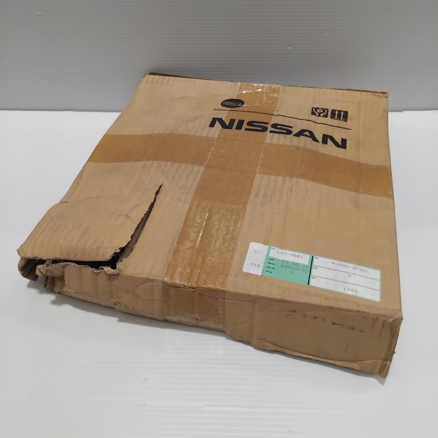 1x Genuine Front Brake Disc - Nissan Almera 2000-2006 | 402062F501