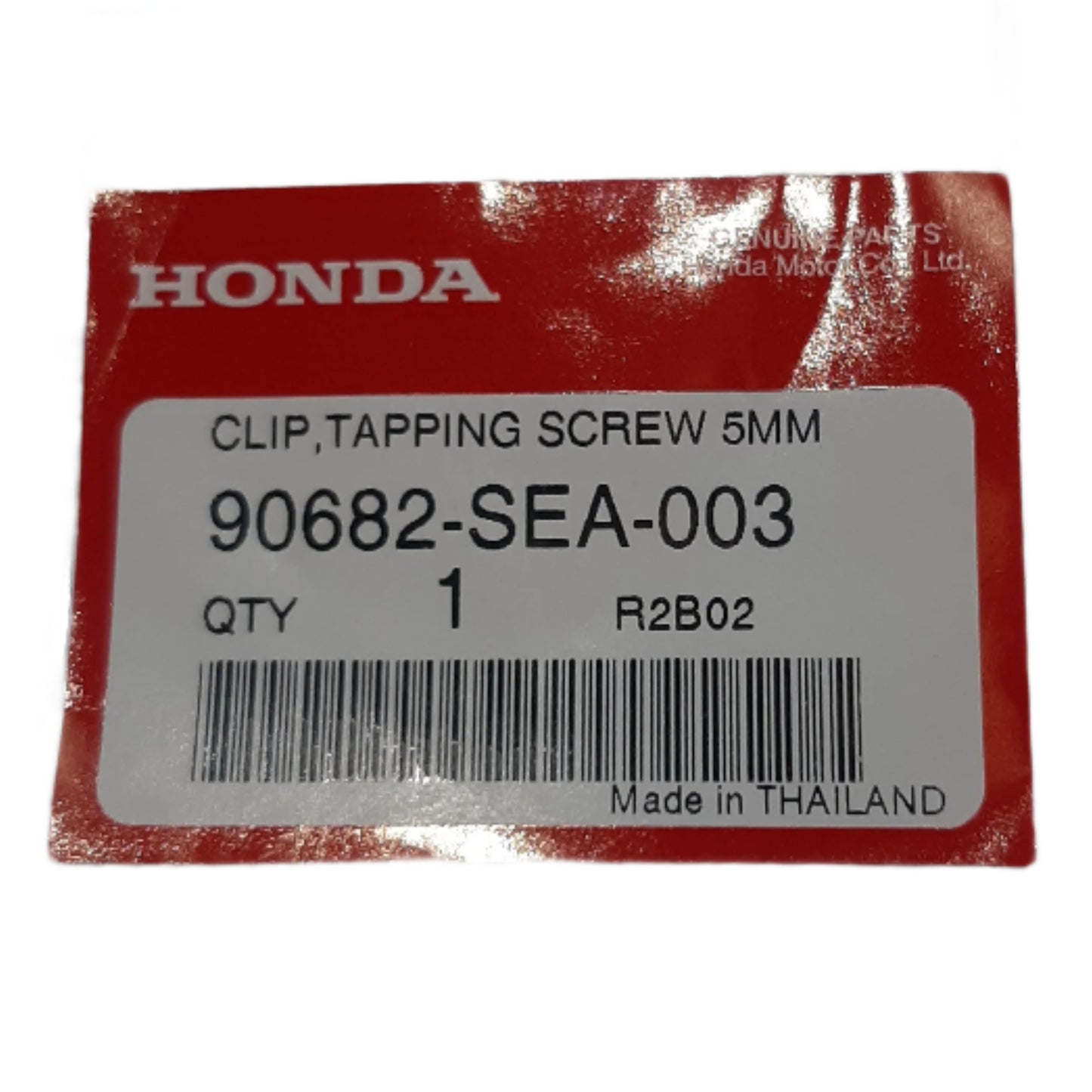 Genuine Honda Clip, Tapping Screw, 5Mm | 90682SEA003
