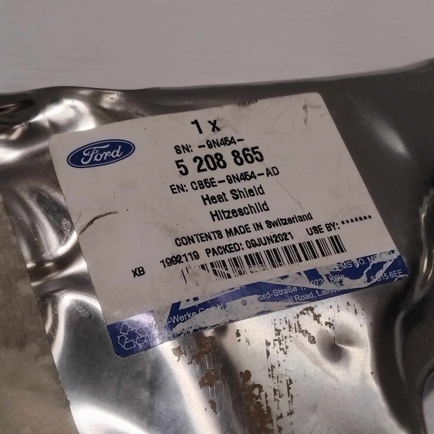 Genuine Turbo Heat Shield - Ford Focus / Kuga / Mondeo / S-Max 2.0 | 5208865