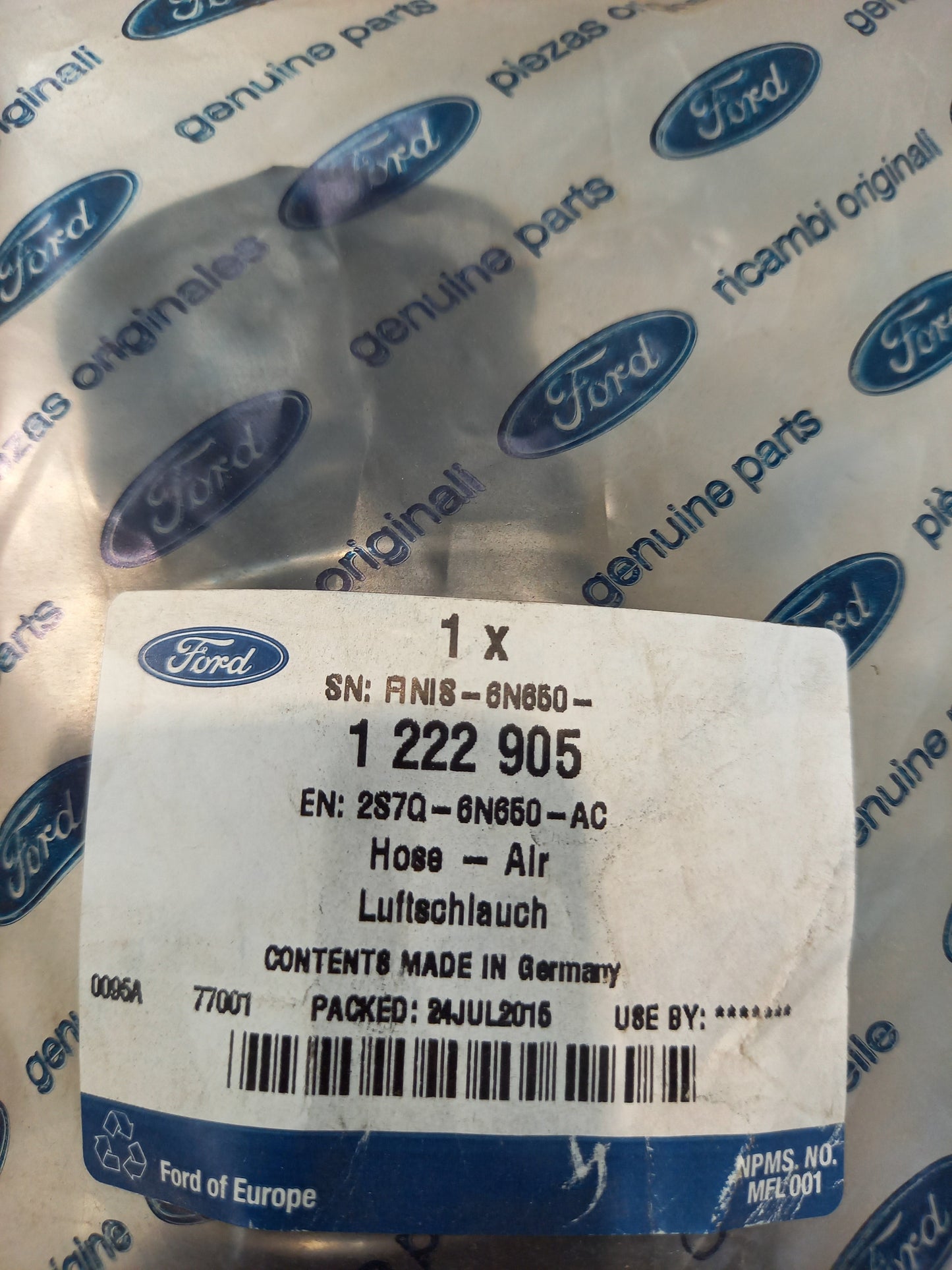 Genuine Ford Hose - Air | 1222905