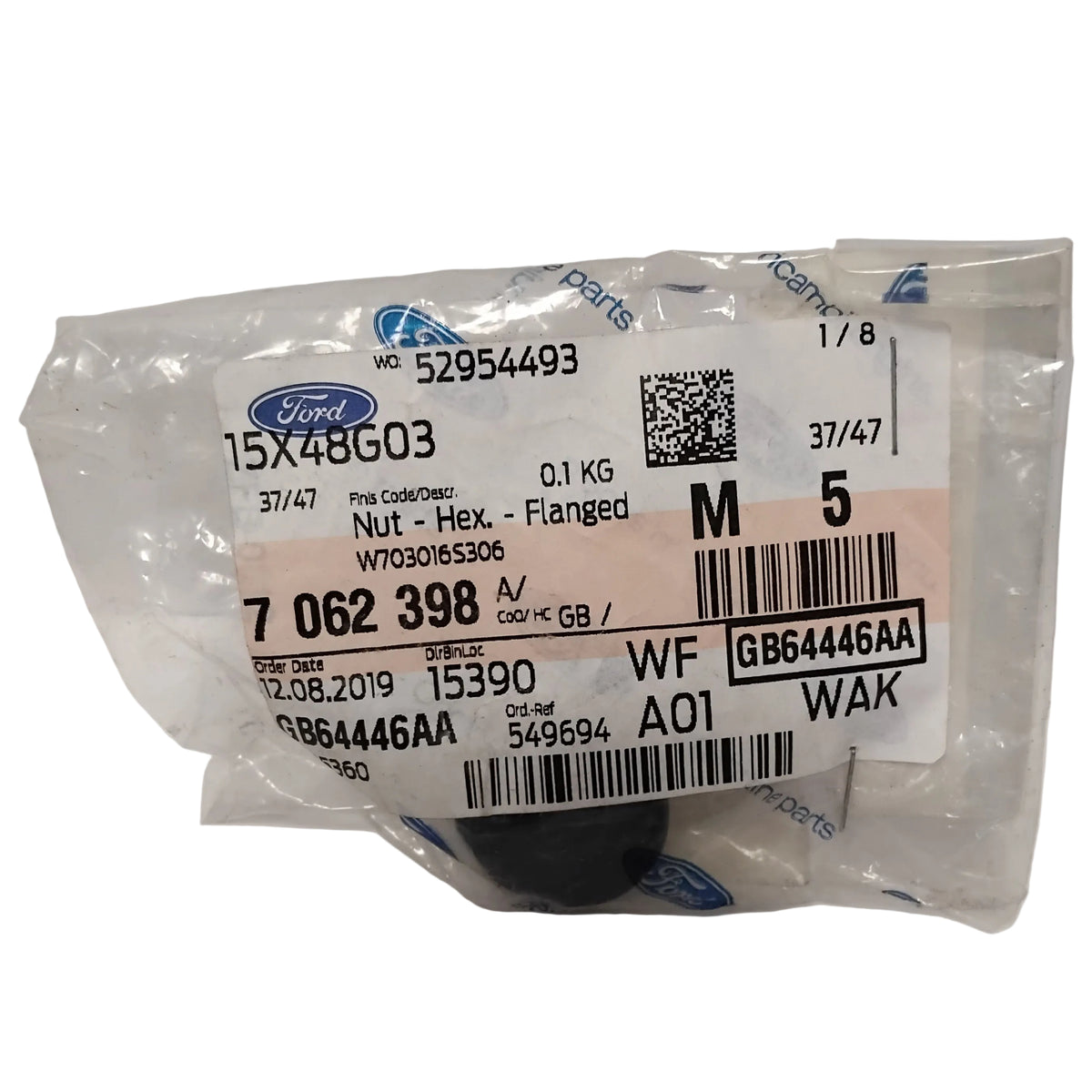 Genuine Ford Nut - Hex. - Flanged | 7062398