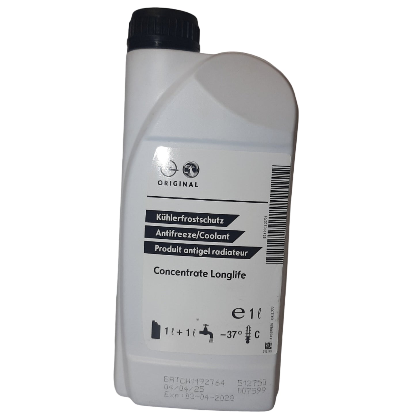 Genuine Vauxhall Cooling Liquid | 95599870
