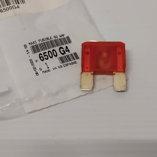 1x Genuine 50 AMP Fuse - Citroen / Peugeot | 6500G4