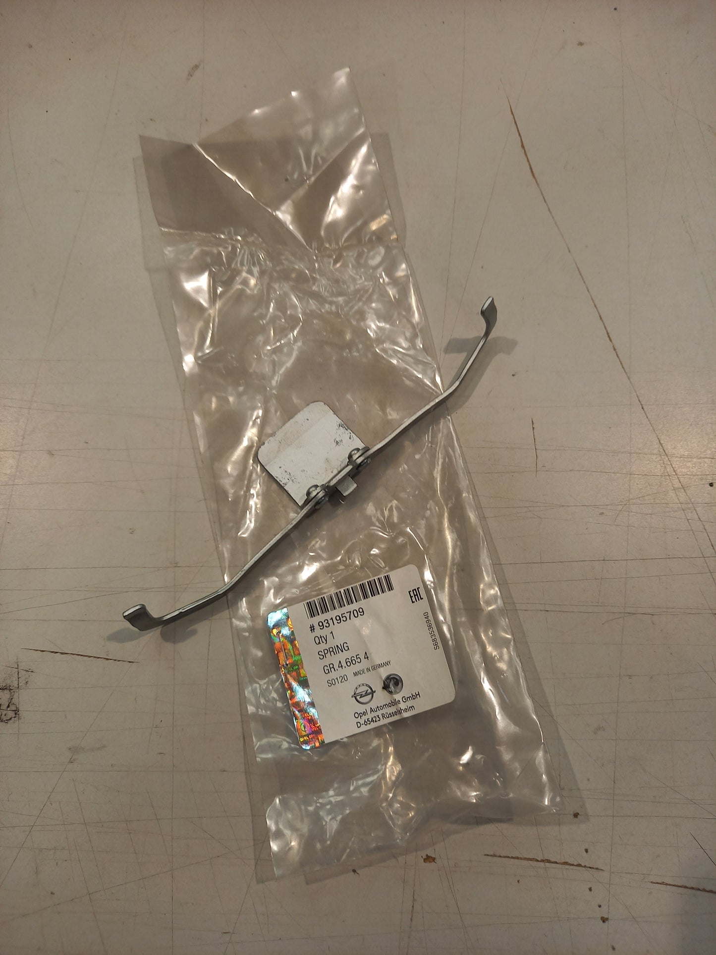 Genuine Vauxhall Lever Spring | 93195709