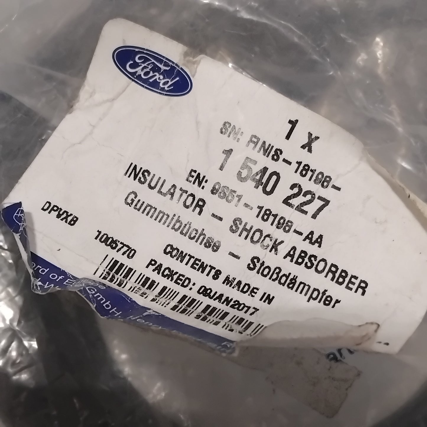 Genuine Ford Insulator - Shock Absorber | 1540227