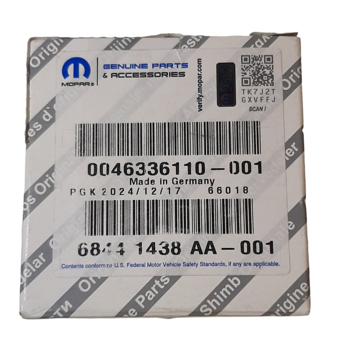 Genuine Fiat Electro-Valve | 46336110