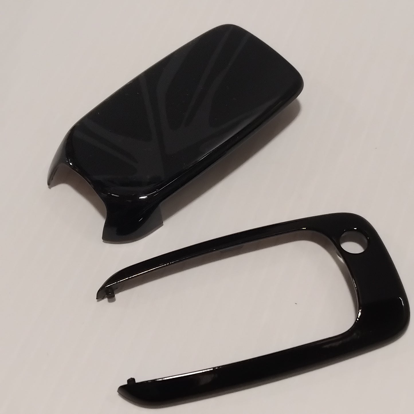 2x Key Cover - Fiat / Fiat Professional - Glossy Black / Matt Bronze | 50927702