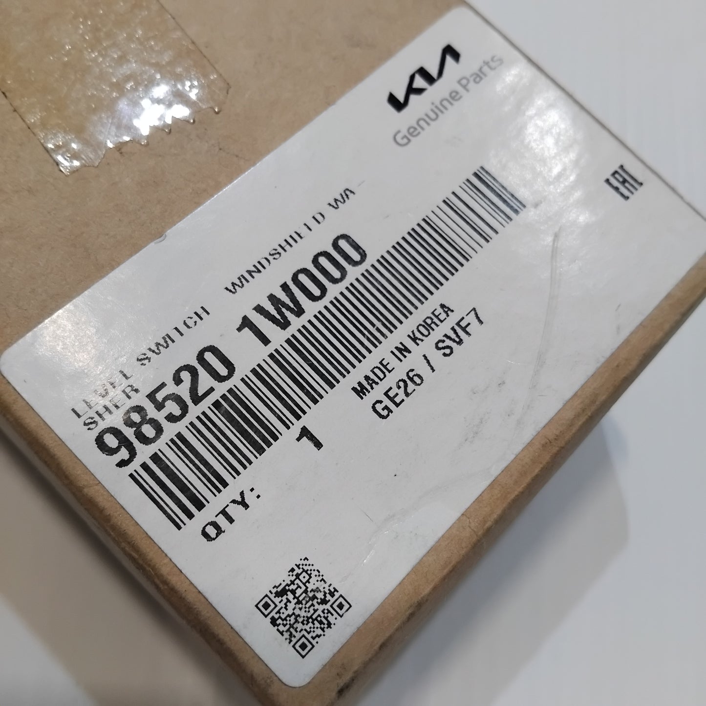 Genuine Windshield Fluid Level Switch - Kia Rio 2011-2017 | 985201W000