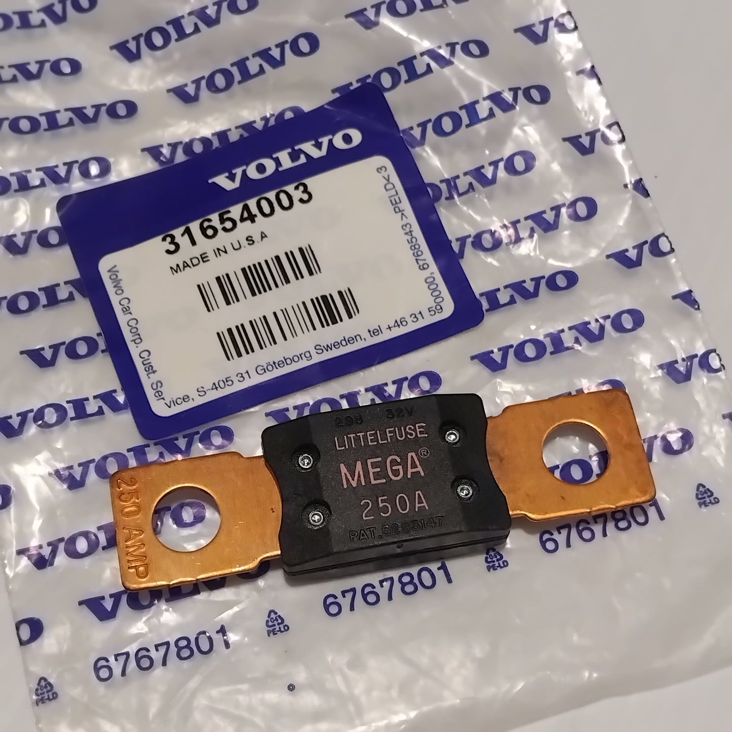 Genuine Volvo Fuse | 31654003