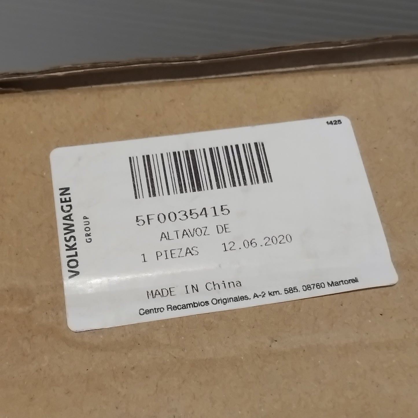 Genuine Front Door Speaker - SEAT Leon 2013-2020 | 5F0035415