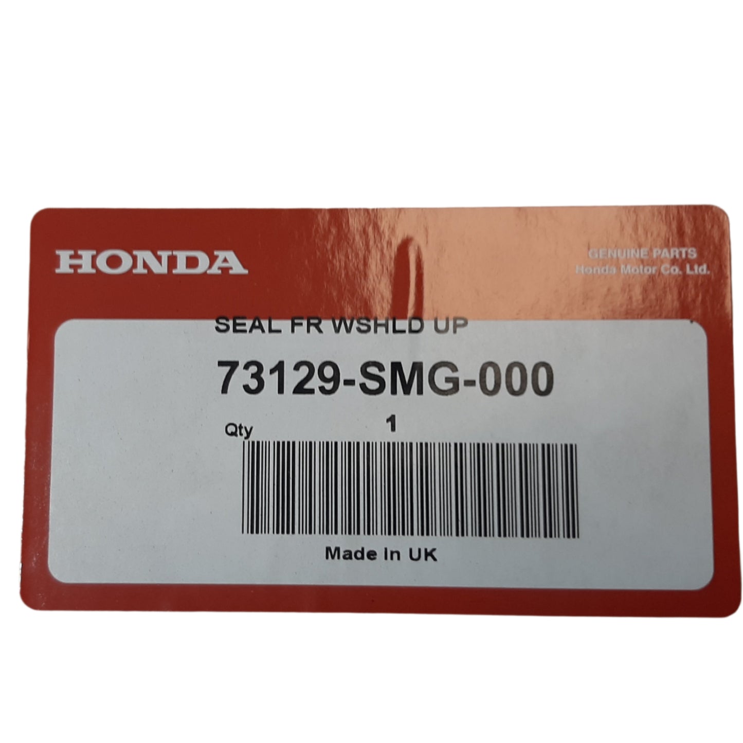 Genuine Honda Seal, Front Windshield Upper | 73129SMG000
