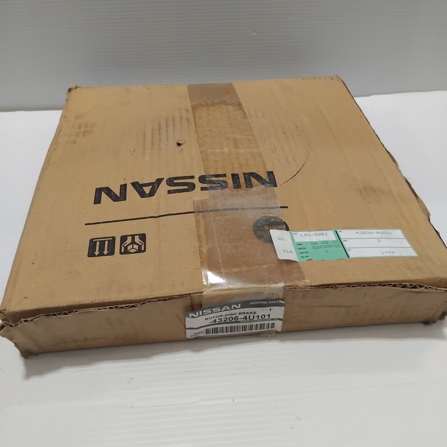 Genuine Rear Brake Disc - Nissan Primiera | 432064U101