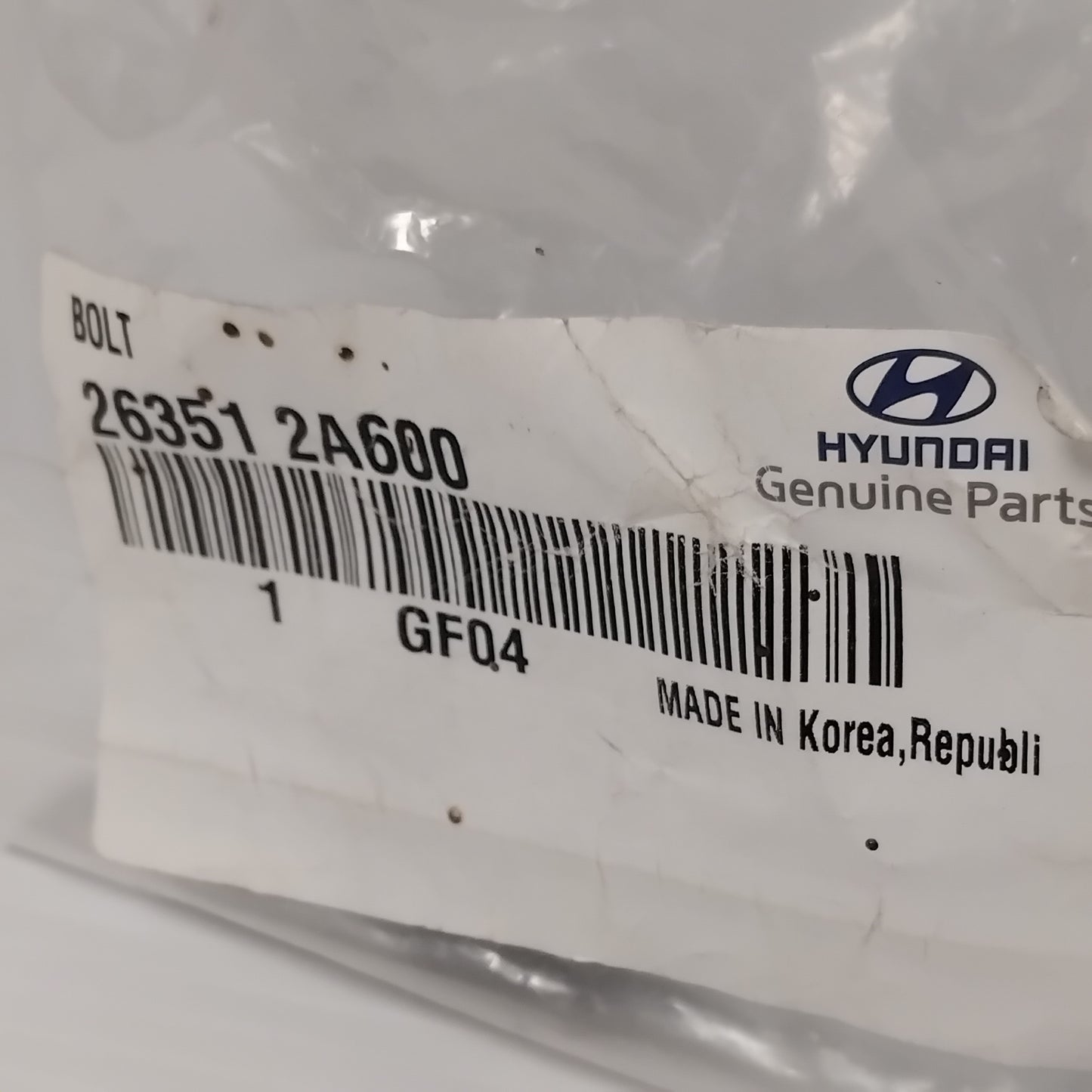 Genuine Hyundai Bolt | 263512A600