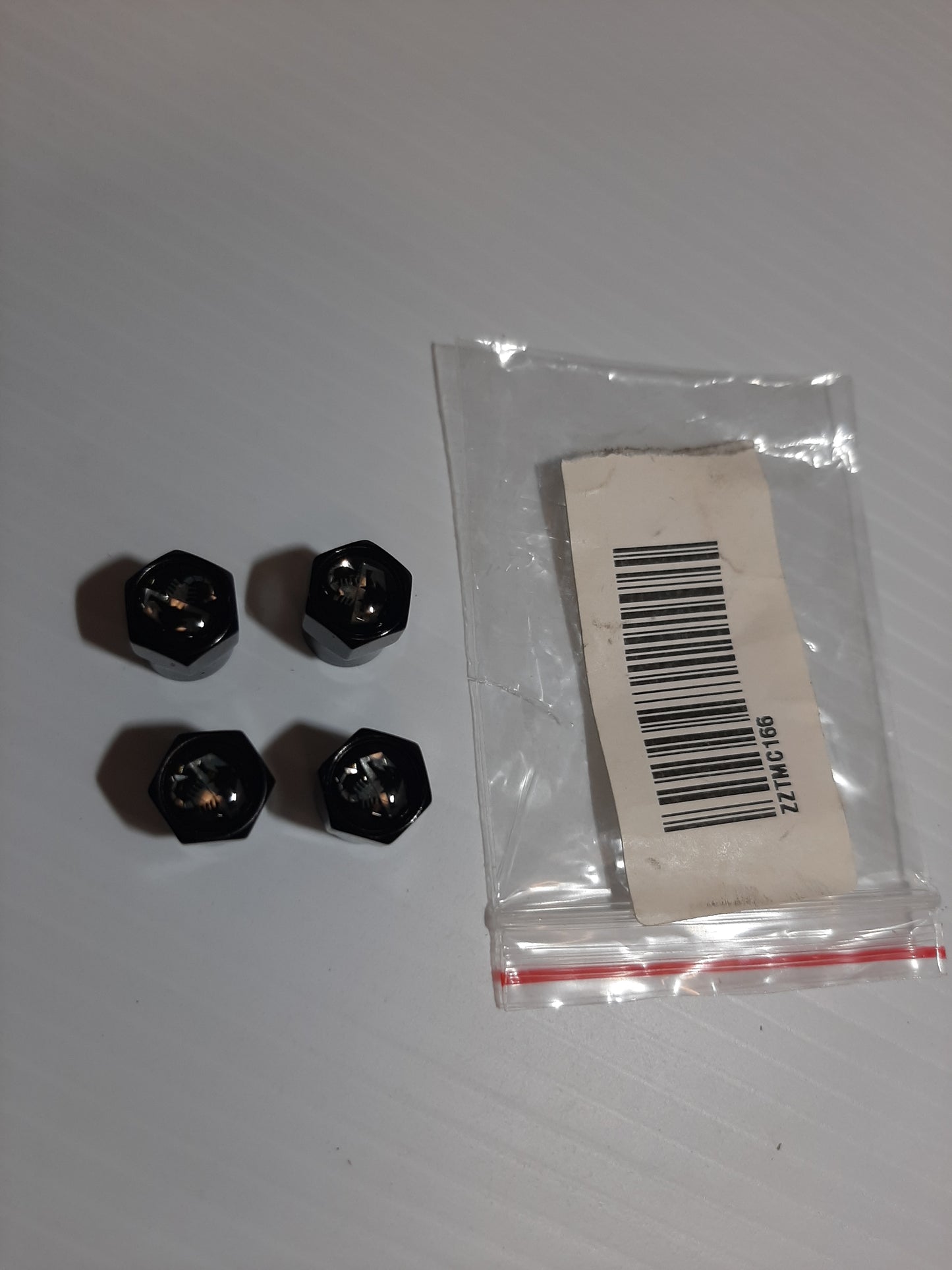 Abarth Black Valve Caps | TMC166