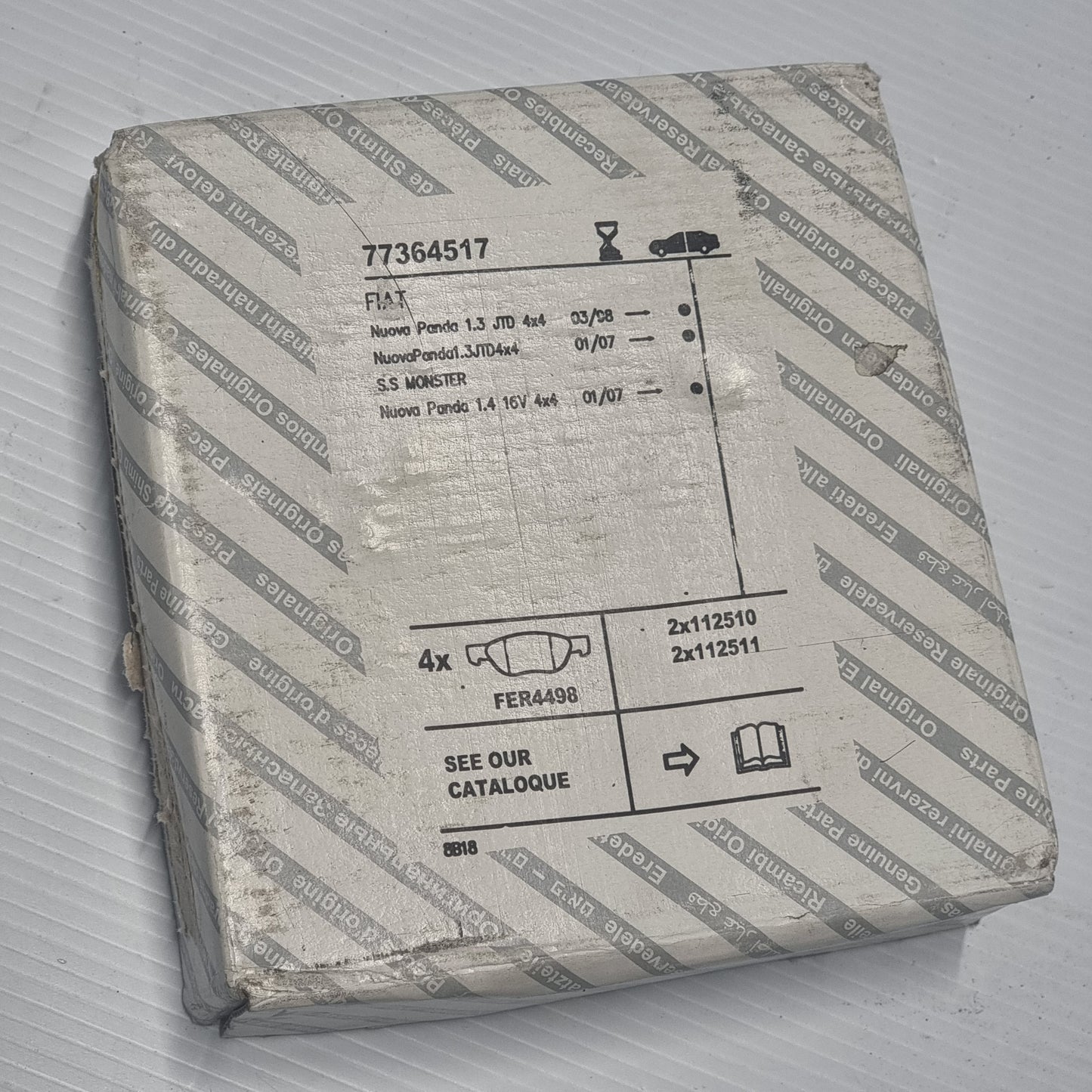 Genuine Fiat Brake Pad-Set | 77364517