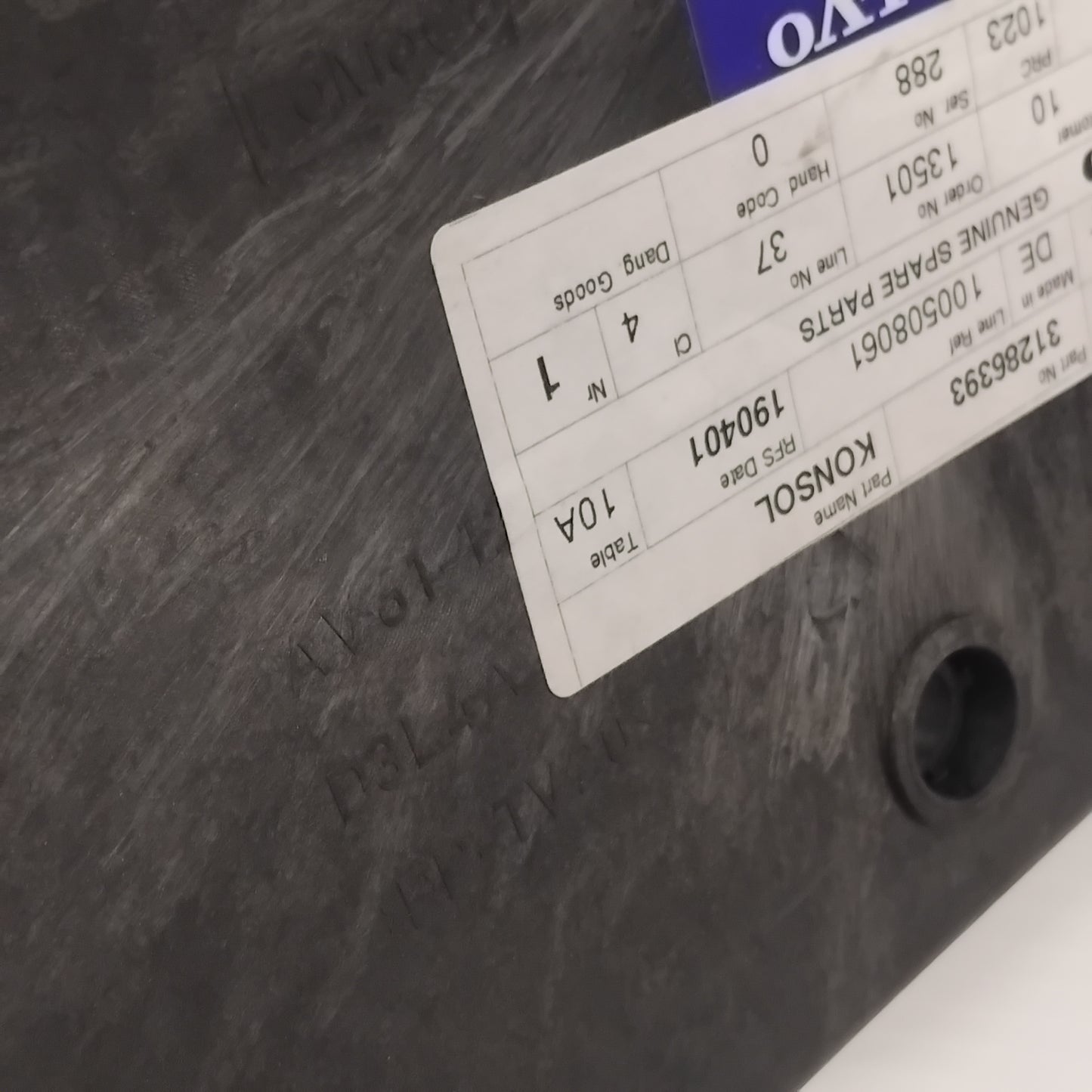 Genuine Volvo Bracket | 31286393