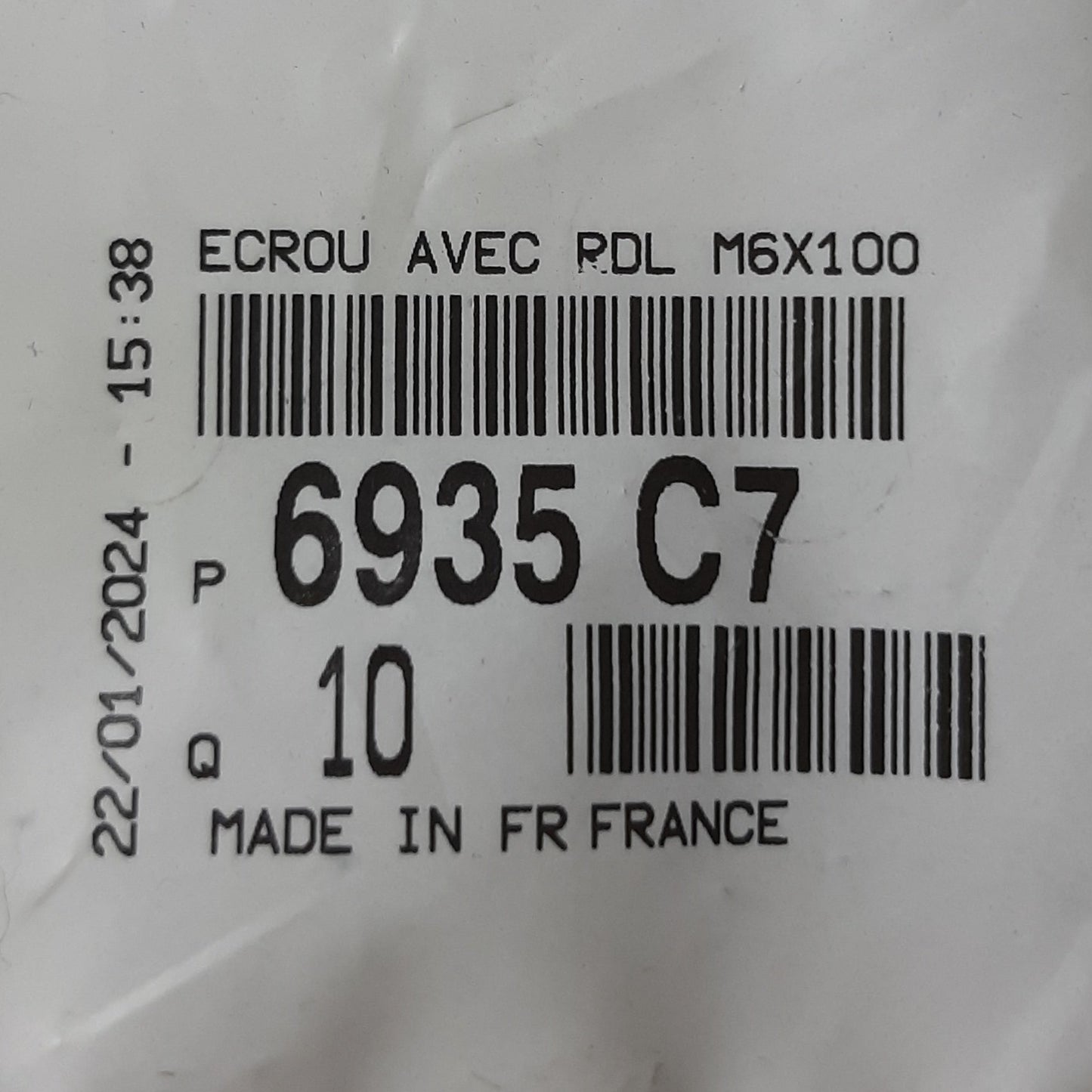 Genuine Peugeot Washer | 6935C7