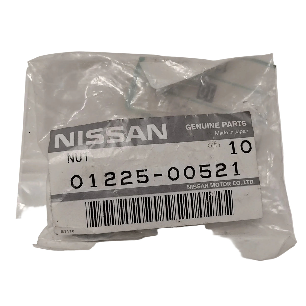 Genuine Nissan Nut | 0122500521