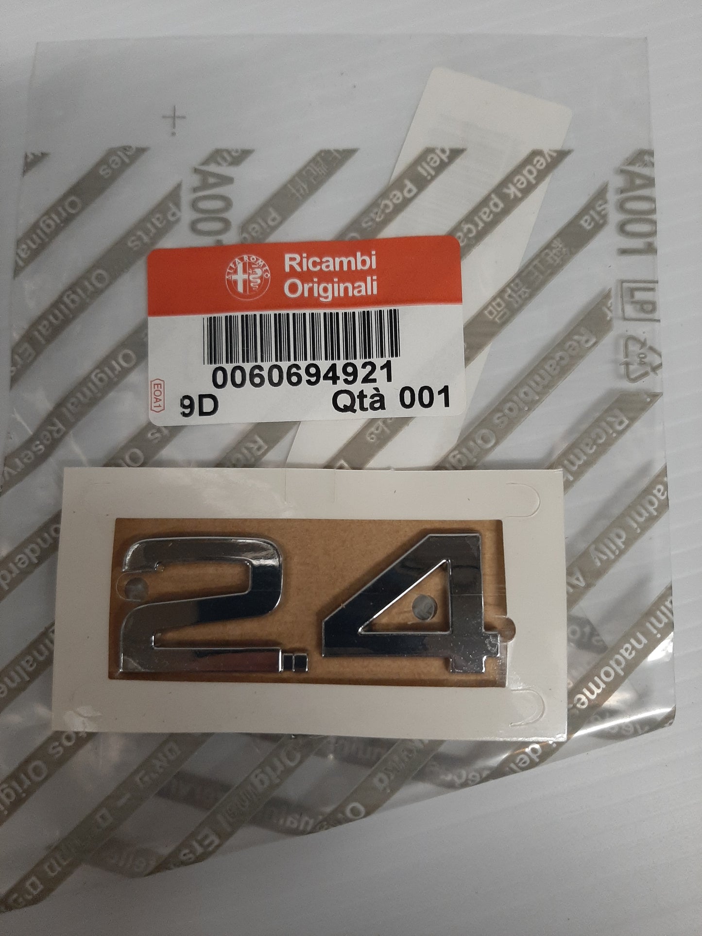 '2.4' Badge - Alfa Romeo 159 | 60694921