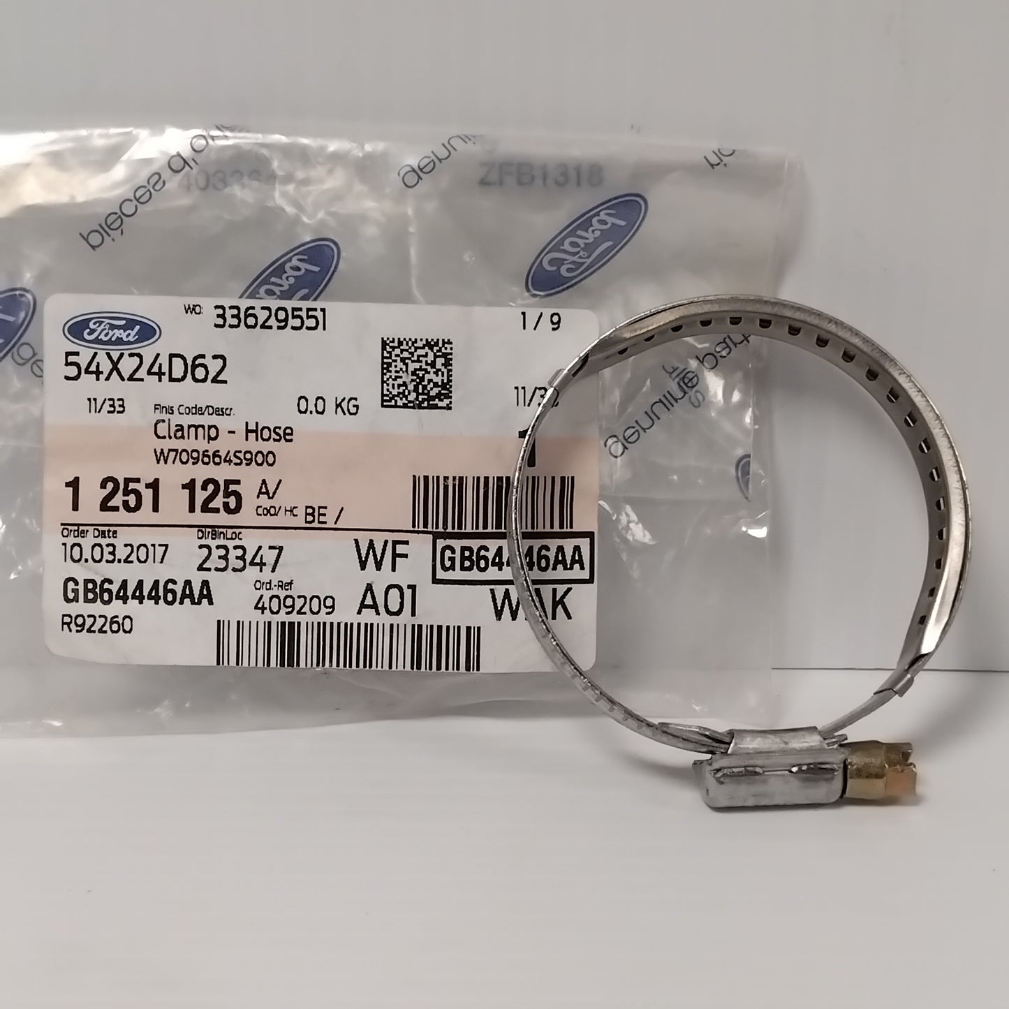 Genuine 44-57mm Hose Clamp - Ford Mondeo 2000-2007 | 1251125