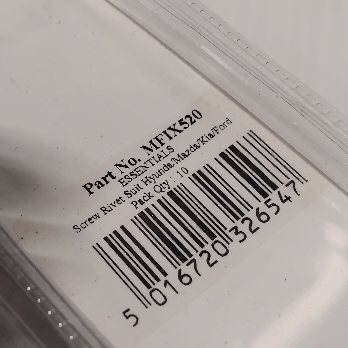 Screw Rivet Suit Hyundai/Mazda | YFIX520