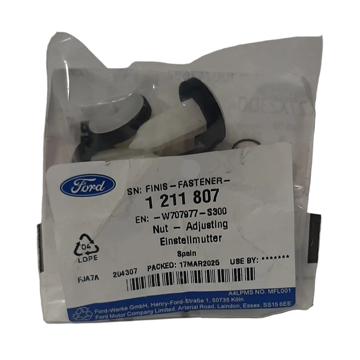 Genuine Ford Nut - Adjusting | 1211807