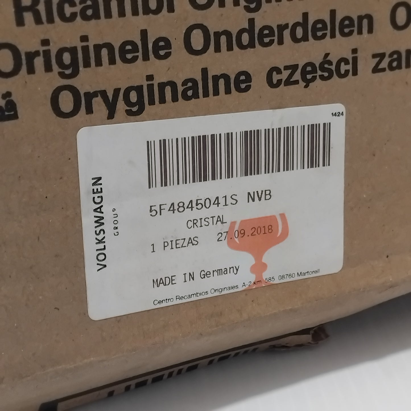Genuine SEAT Side Windo | 5F4845041SNVB