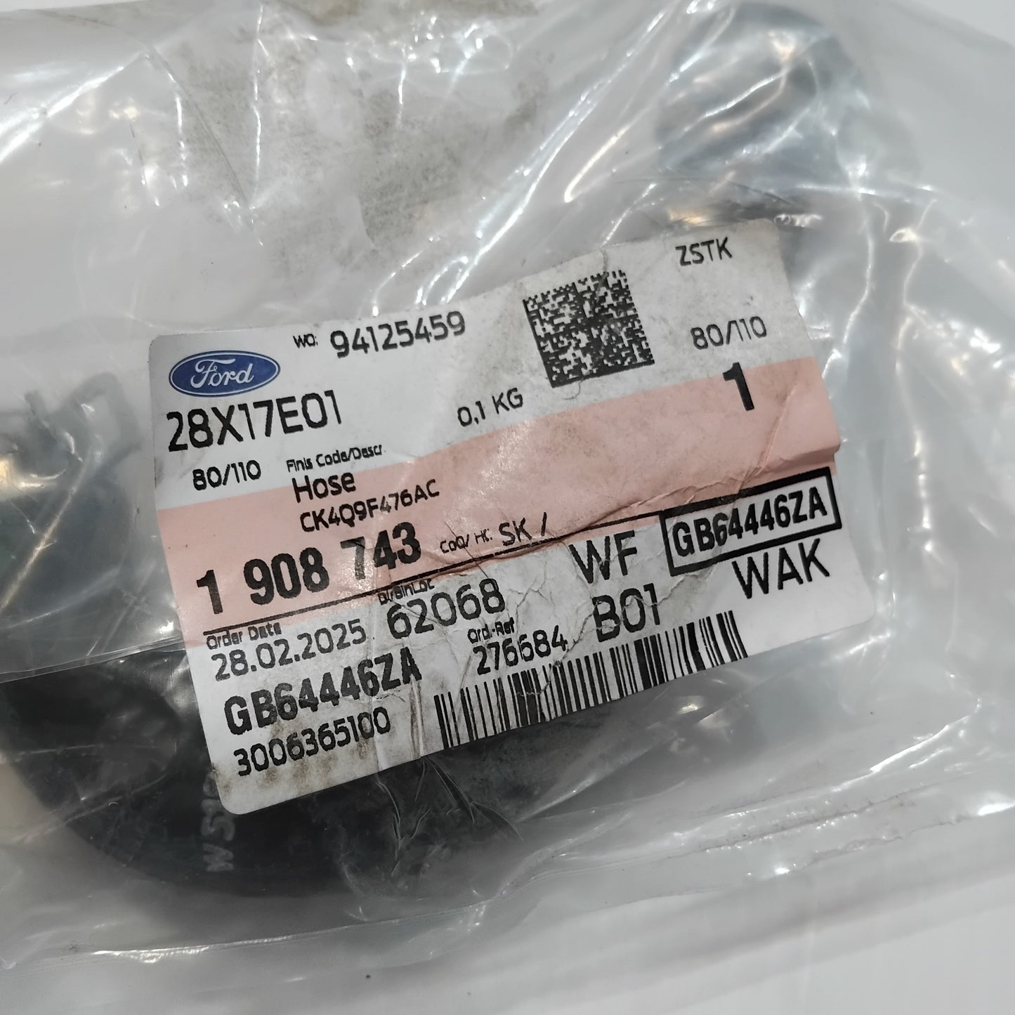 Genuine EGR Cooler Hose - Ford Transit 2006- | 1908743
