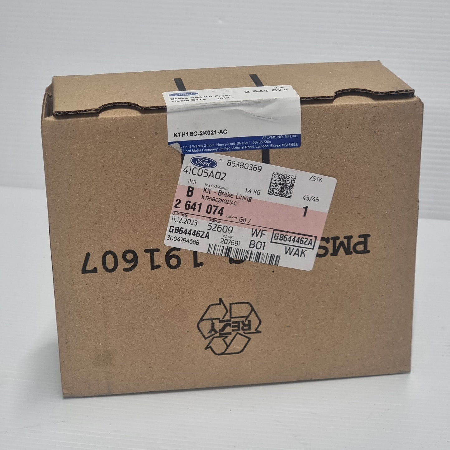 Genuine Ford Kit - Brake Lining | 2641074