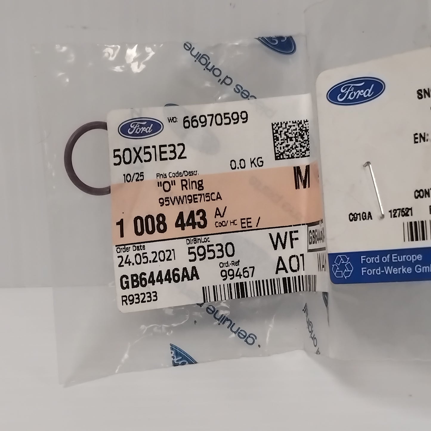 Genuine Ford "O" Ring | 1008443