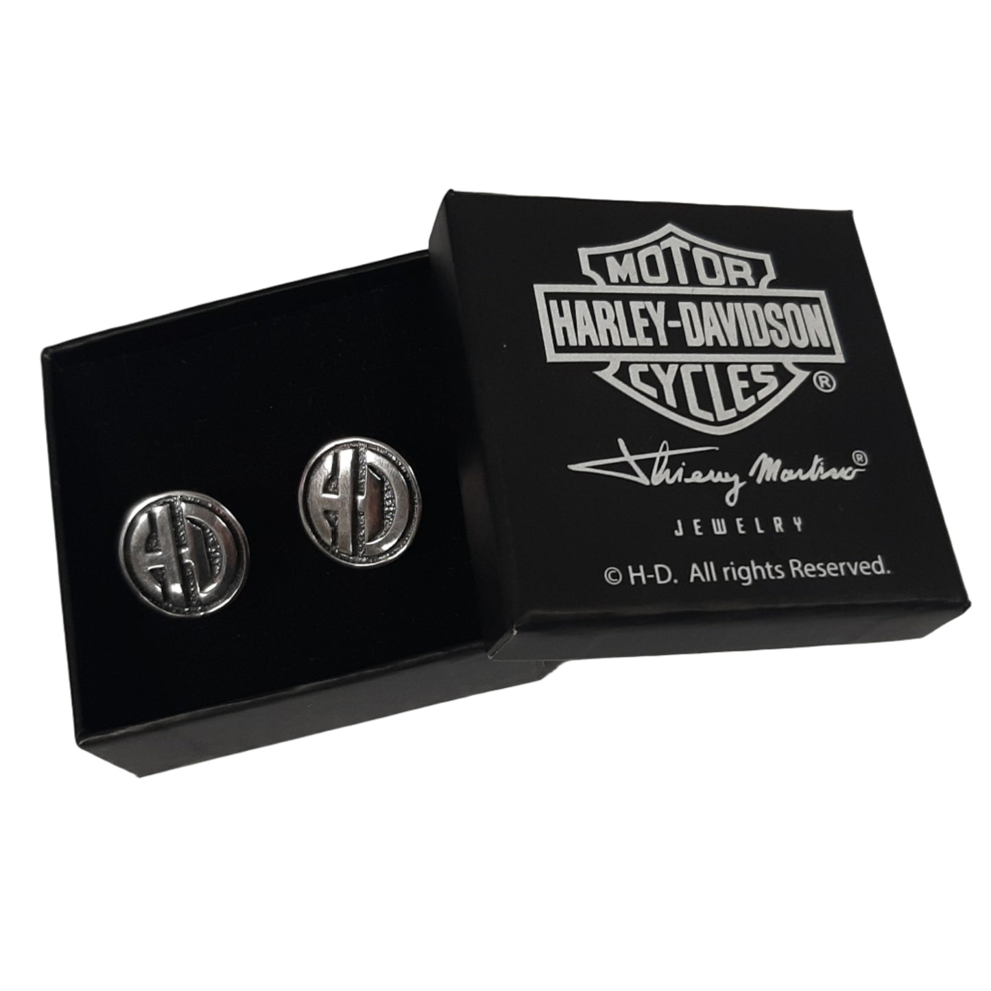 Genuine Harley Davidson Cuff Links - Silver | HDCL005SP