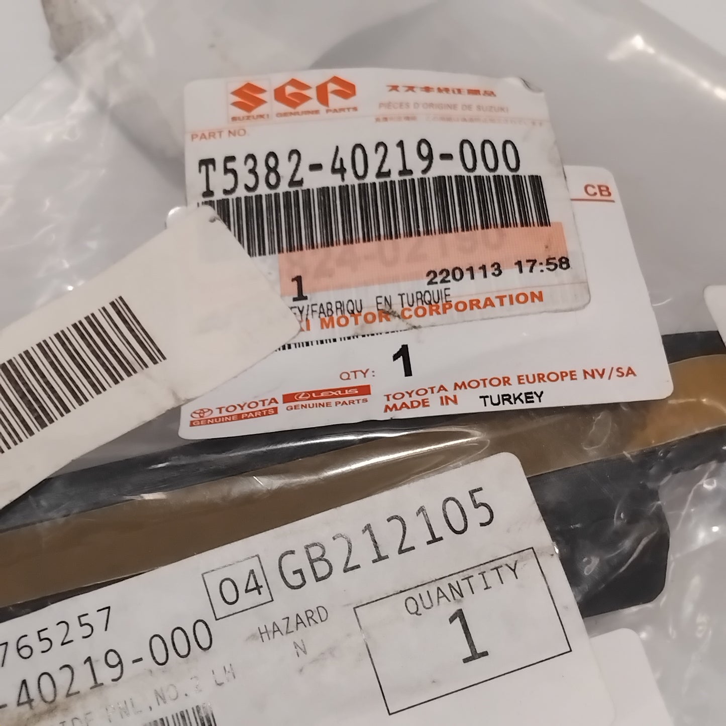 Genuine Suzuki Protector,Fr Side Pnl, | T5382-40219-000
