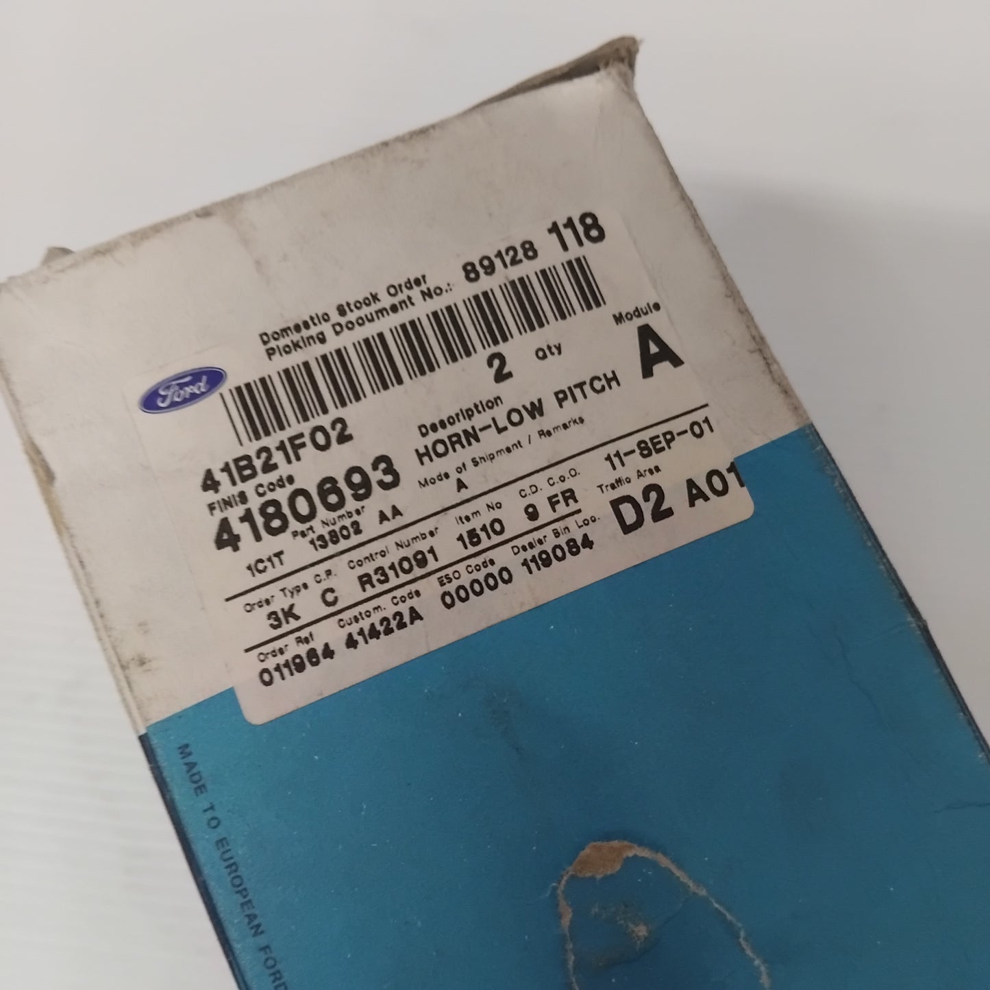 Genuine Low Pitch Horn - Ford Transit 2000-2006 | 4180693