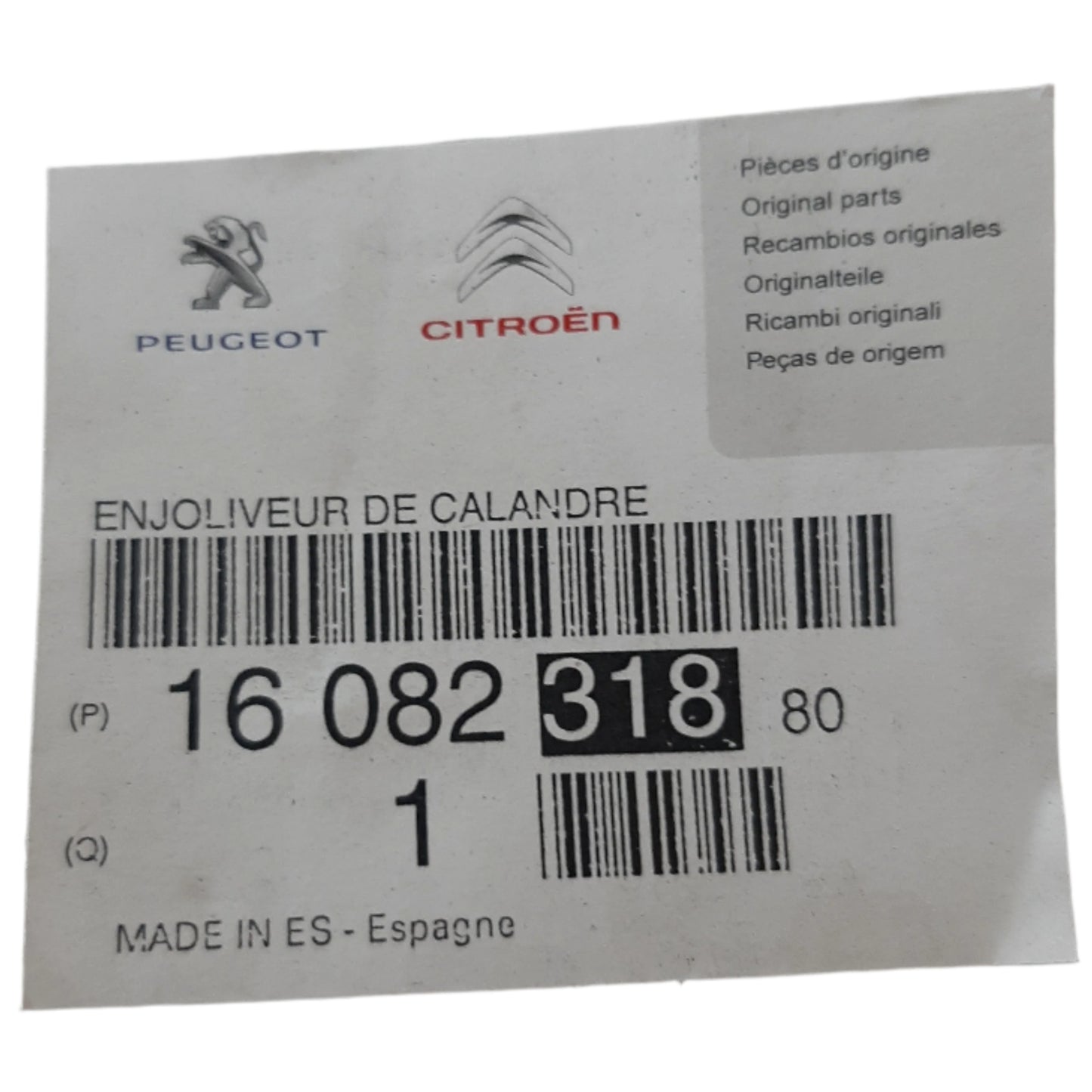 Genuine Peugeot Grille Moulding | 1608231880