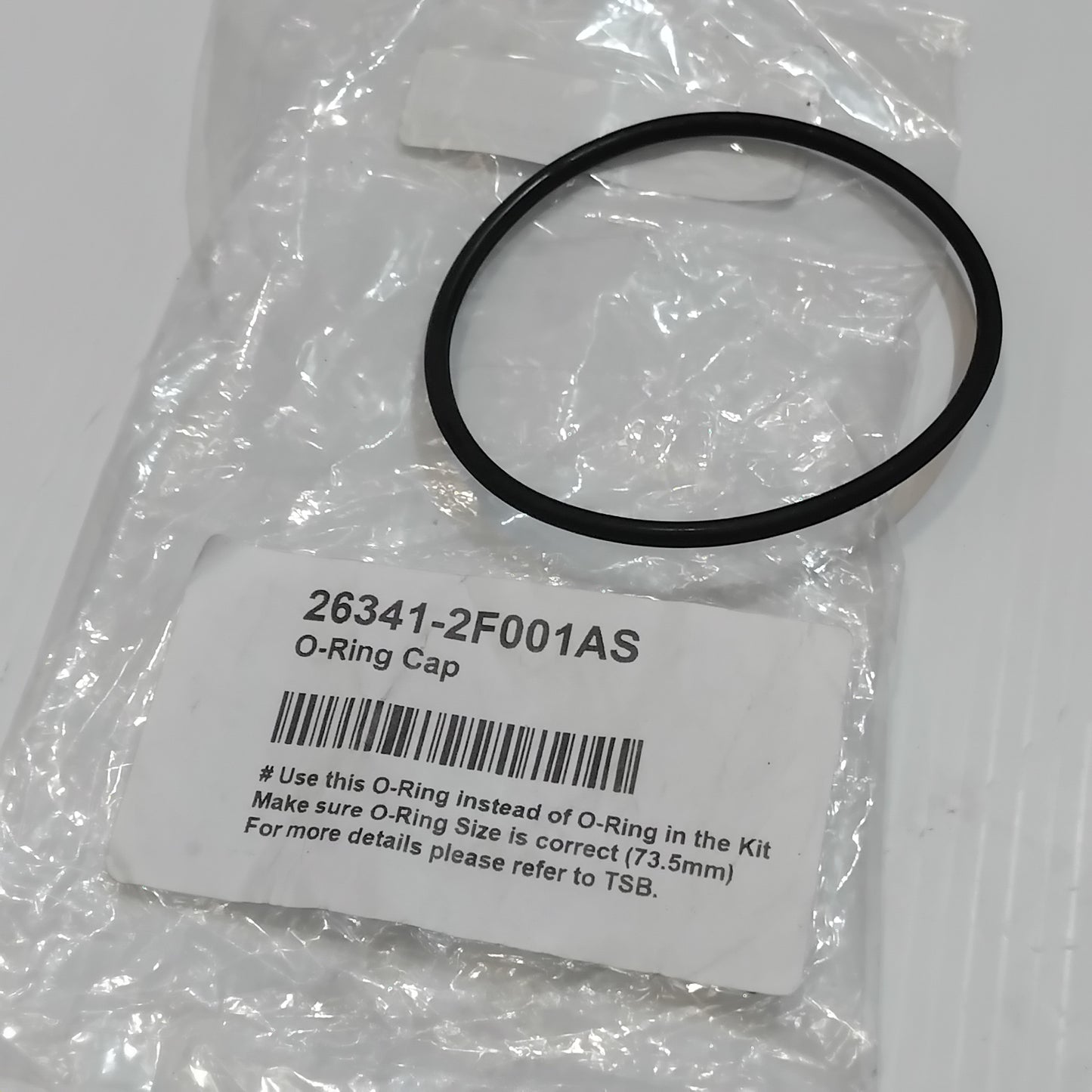 Genuine Kia O-Ring | 263412F001AS