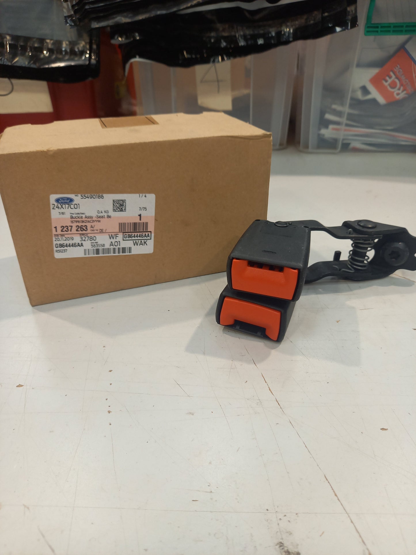 Genuine Ford Buckle Assy - Seat Belt | 1237263