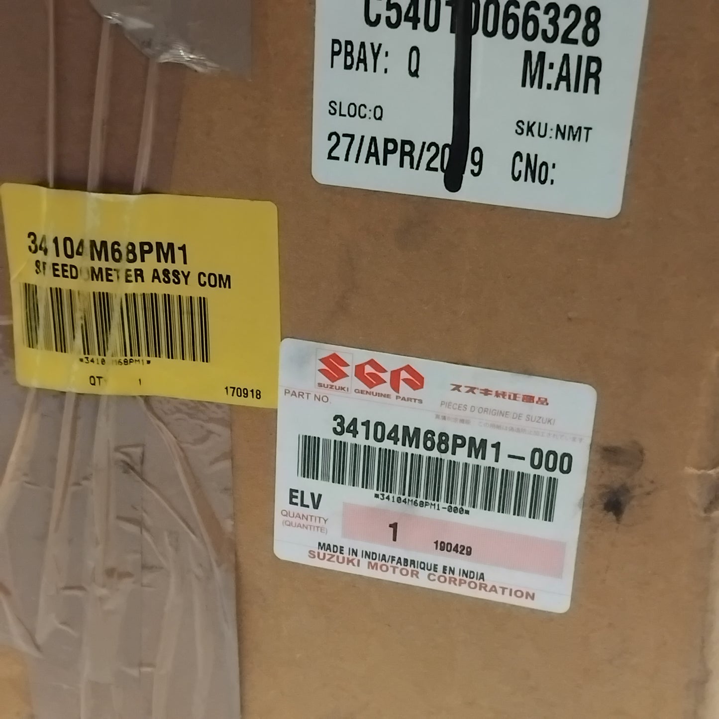 Genuine Speedometer - Suzuki Balengo 1.0 Manual | 34104M68PM1-000