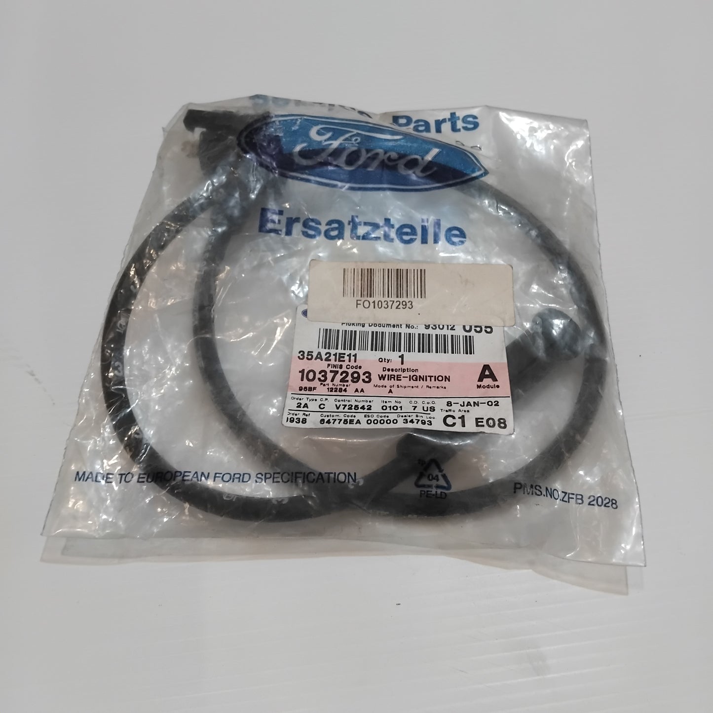 Genuine Ford Wire Assy - Ignition | 1037293