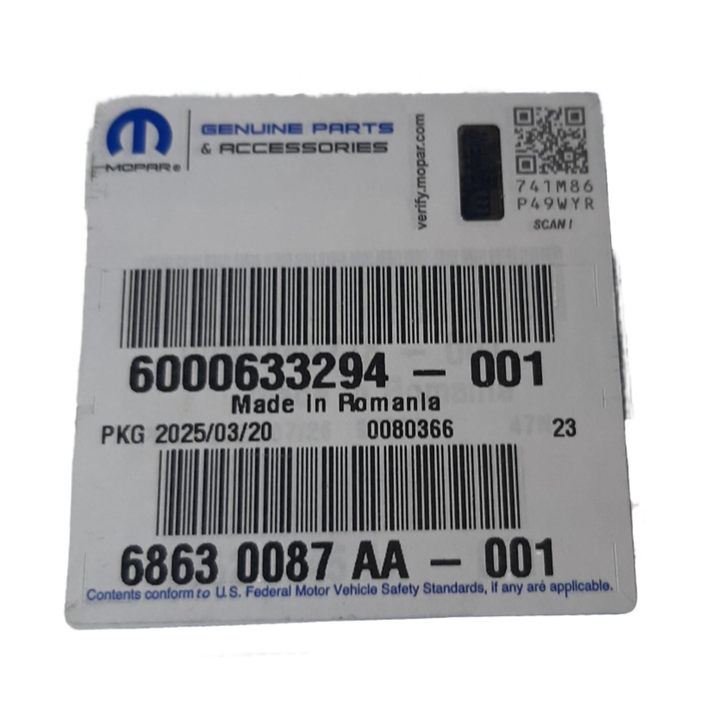Genuine Fiat Sensor | 6000633294