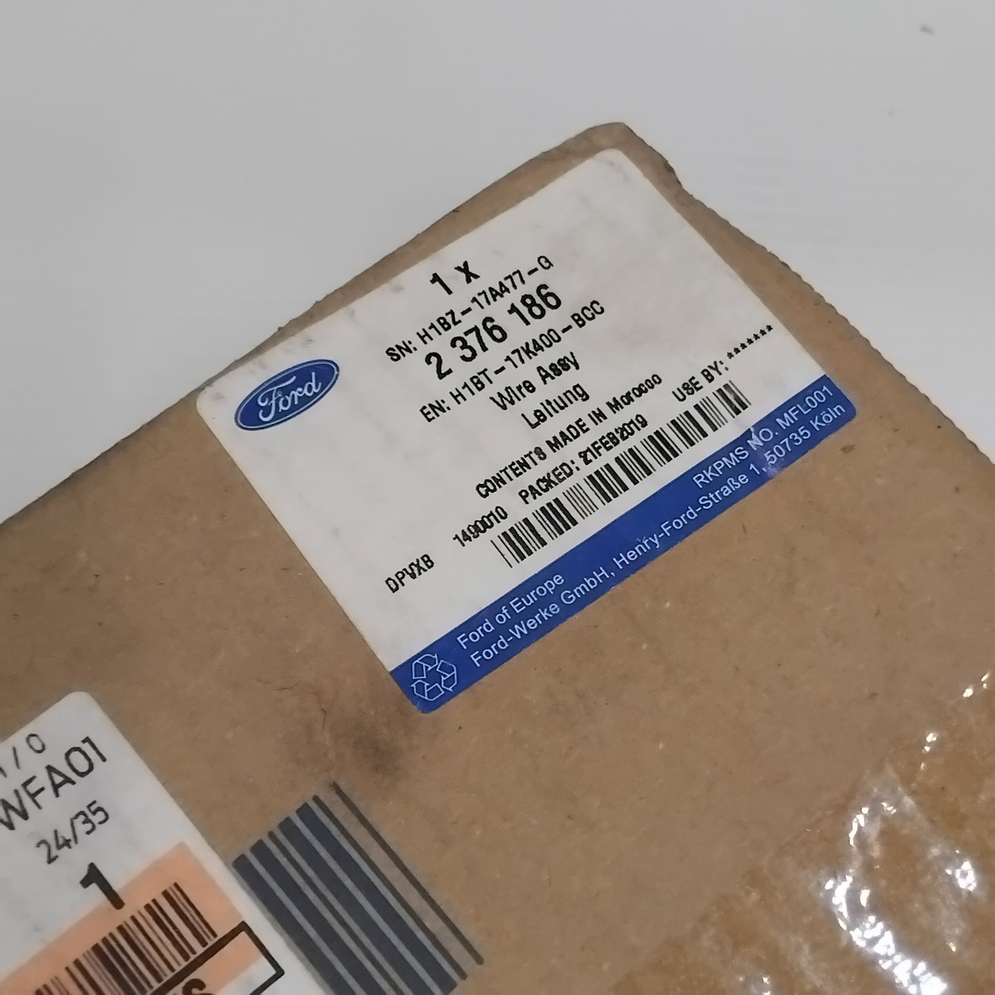 Genuine Ford Wire Assy | 2376186