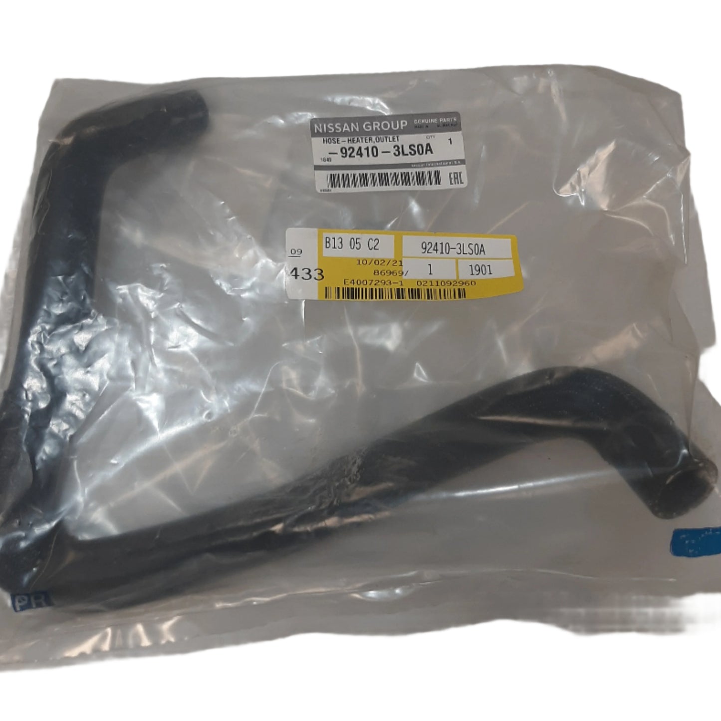 Genuine Nissan Hose-Heater| 924103LS0A