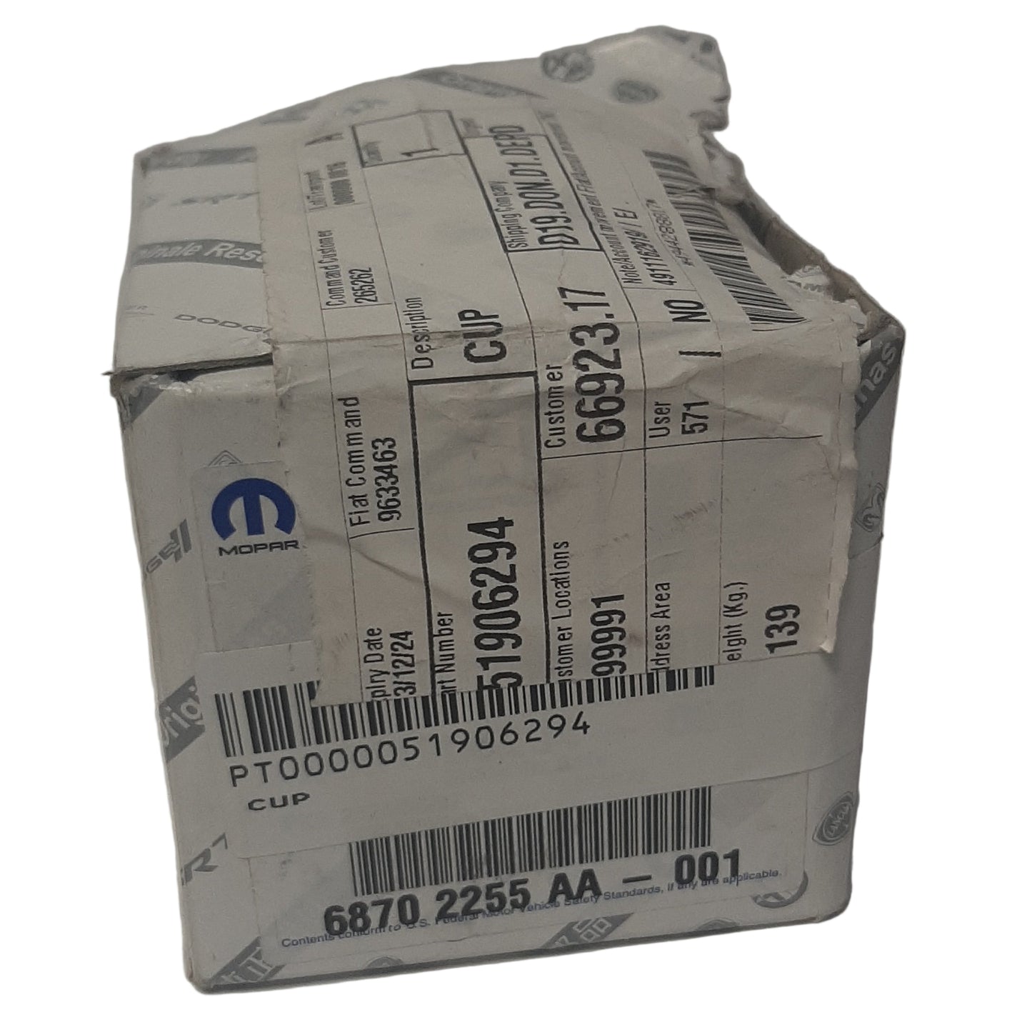 Genuine Fiat Cup | 51906294