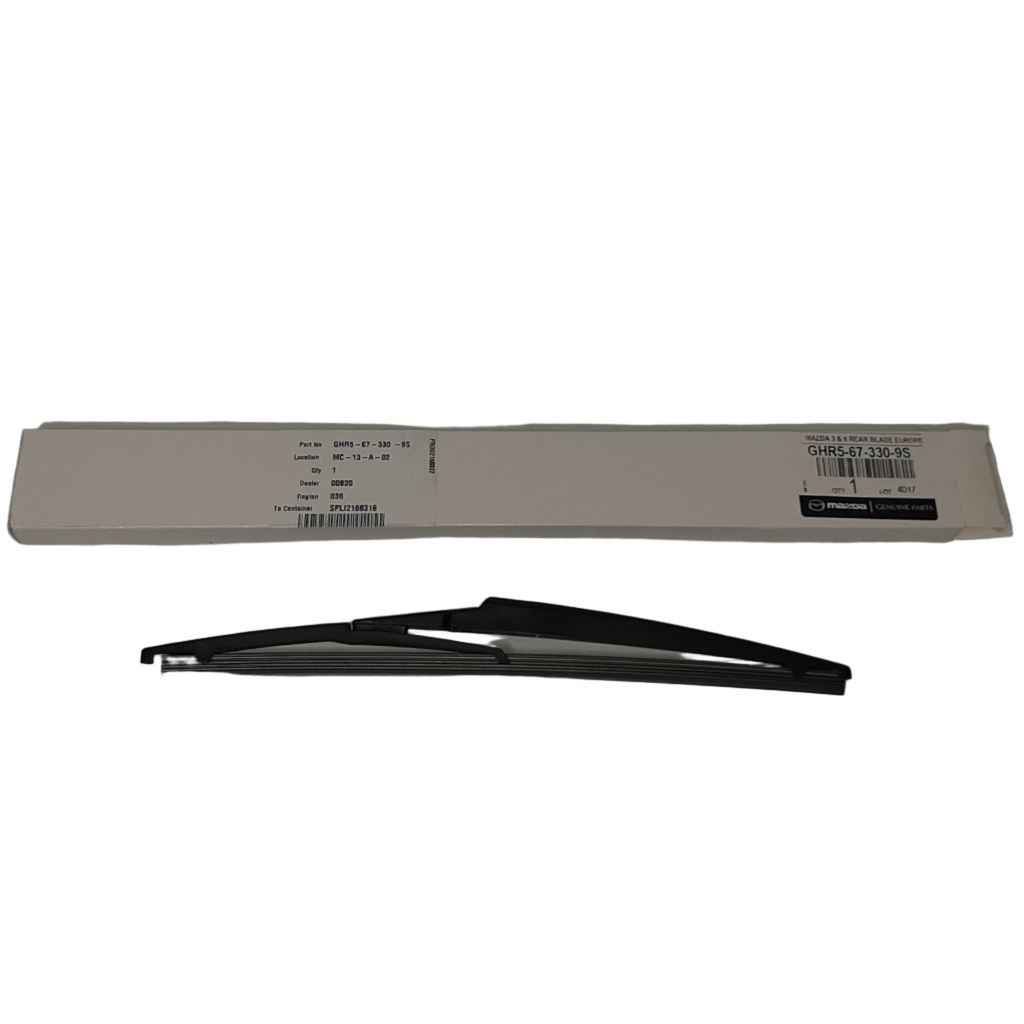 Genuine Mazda Blade,Wiper-Front | GHR567330 9S