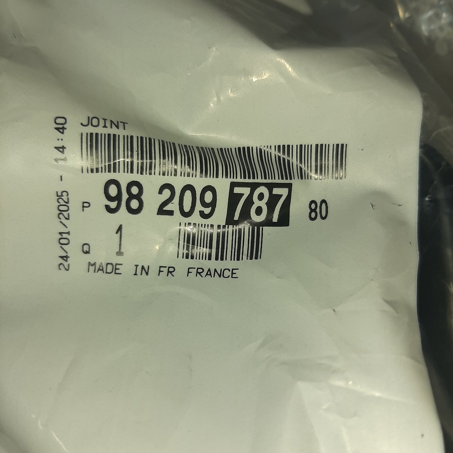 Genuine Peugeot Crankshaft Seal (Peugeot 1007)| 9820978780