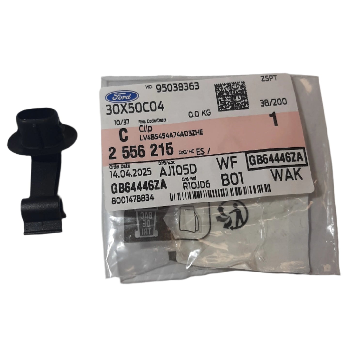 Genuine Ford Clip | 2556215