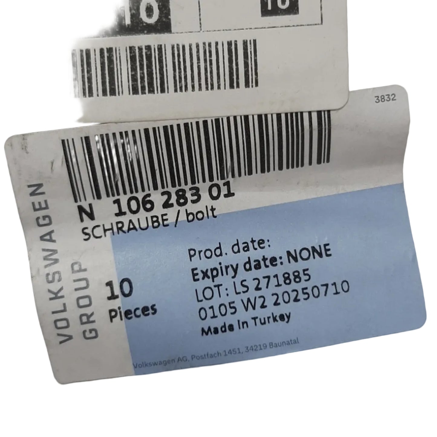 Genuine Seat Bolt | N10628301