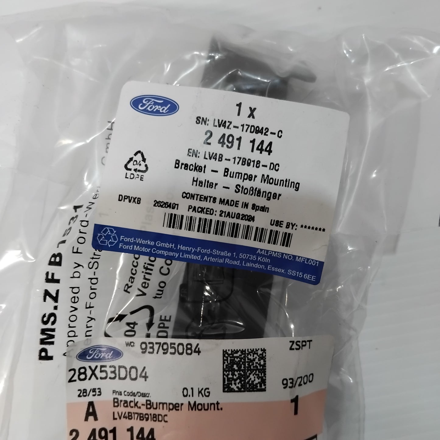 Genuine Rear Right Bumper Bracket - Ford Kuga 2020- | 2491144