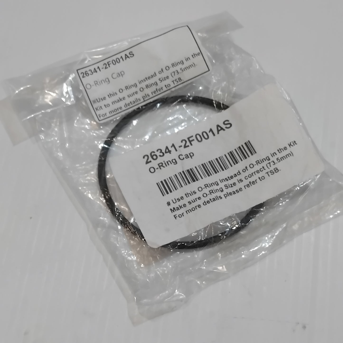 Genuine Kia O-Ring | 263412F001AS