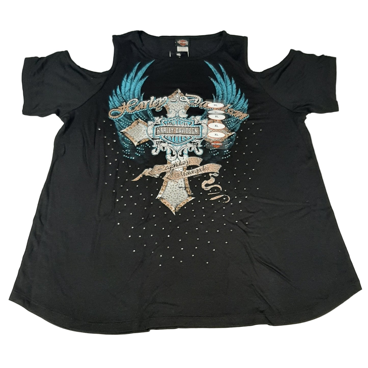 Genuine Harley Davidson Reigning Robin Hood Women's T-shirt - XL | R0035966