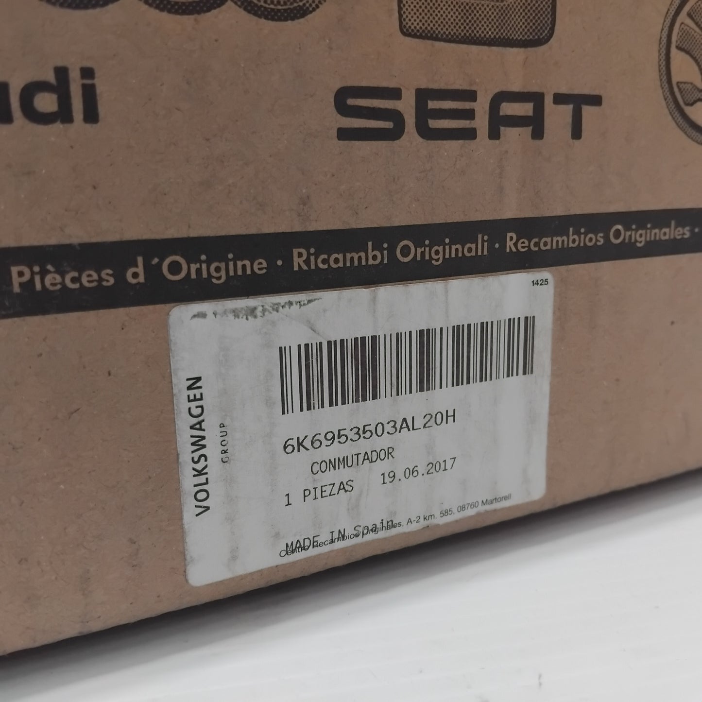 Genuine SEAT Switch | 6K6953503AL20H